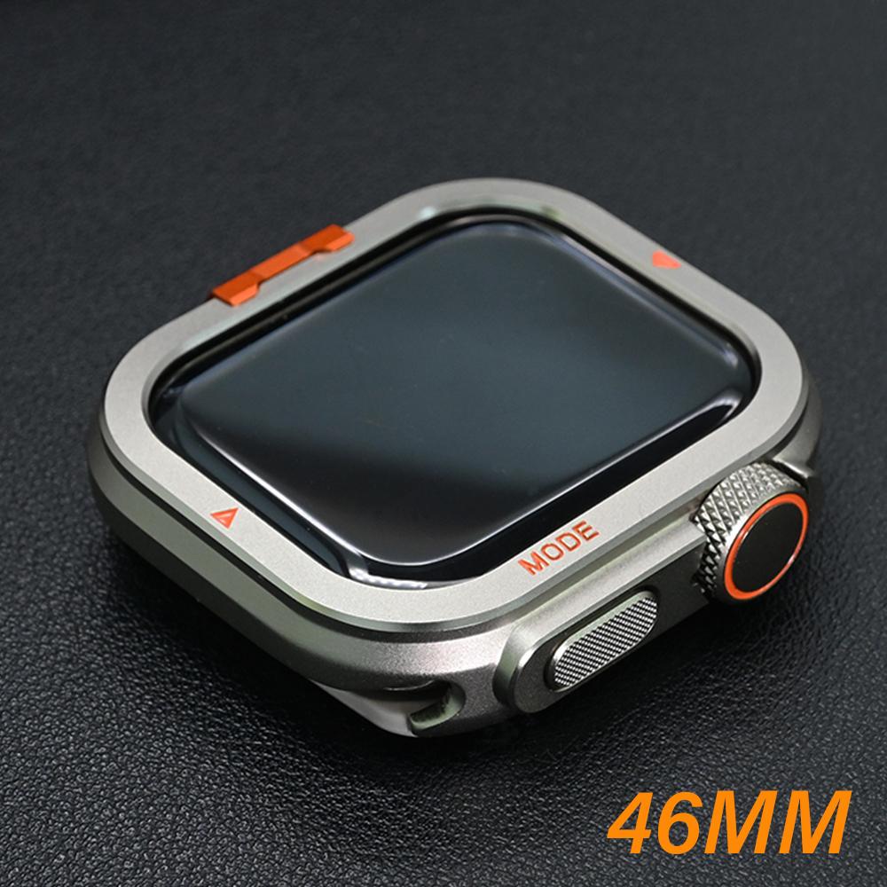Metal Case for Apple Watch Ultra 2 49mm Protector Case Aluminum Alloy Cover Bumper Frame for IWatch Series 10 46mm Accessories