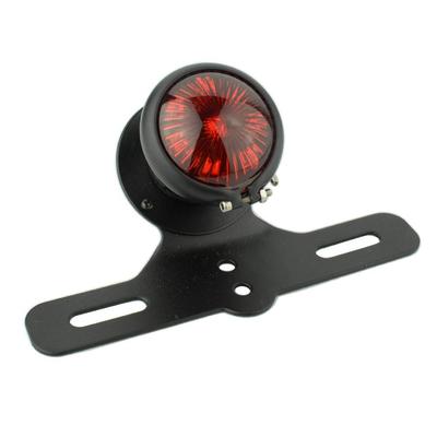 YIBO Motorcycle Triumph Custom Retro Tail Light Tail Brake Lights License Plate Light Bracket
