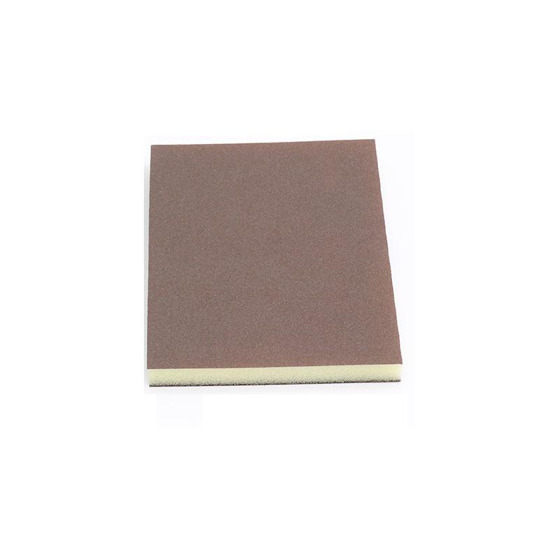 Polierschleifschwammblock 80-220 Körnung 96x120x11mm Schleifblock Nass Trocken Schleifschwamm Schleifpapierblöcke Grau/Blau
