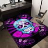 1pc Sugar Skull Roses Carpet, Office Rug Outdoor Mat Home Decor Area Carpet Festival