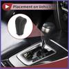 Car Gear Shift Knob Cover for Honda CR-V 2015-2016 Black Grey  Faux Leather New