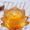 Chinese Alloy Lotus Candle Pedestal for Buddha Butter Candlestick, Household Buddha Hall for Candle Buddha Utensils and Supplies