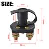 AD 12V Key Battery Isolator Disconnector Cut Off Main Kill Vehicle Modified Car Power Switch Car Battery Power Switch For Truck