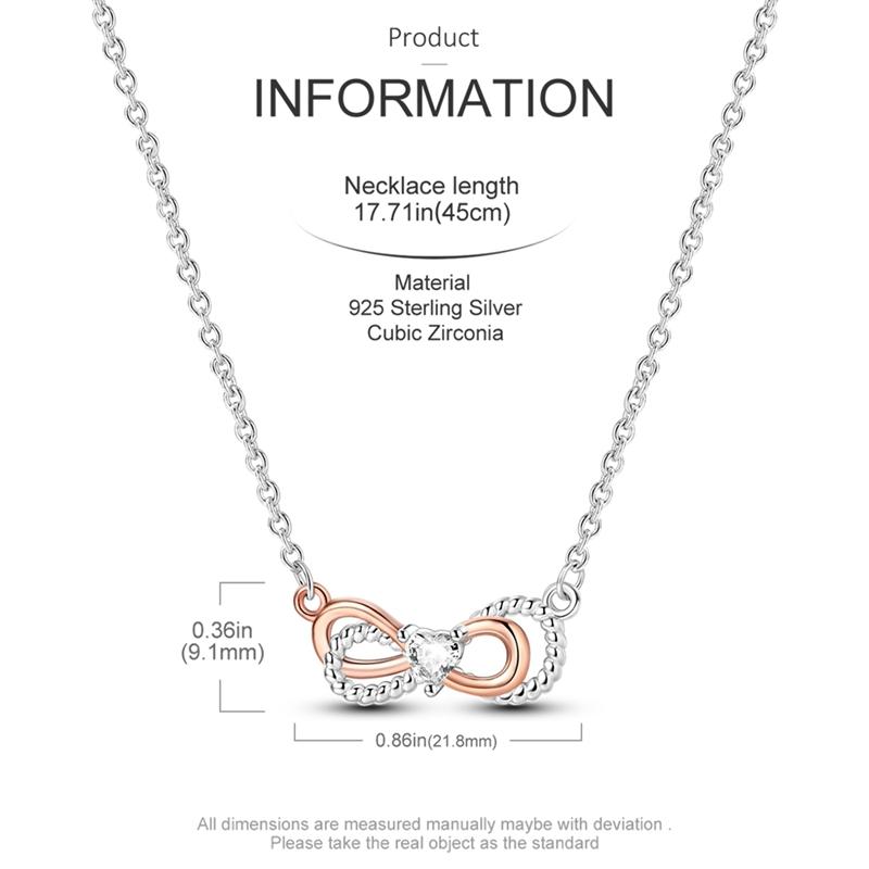 925 Silver Necklaces Heart Simple Irregular Trendy Simple Necklaces for Women Gift Party Jewelry Gift