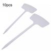 Plant Markers Blank Labels Stakes Tags Identifier Soil Border Pot T Type Garden