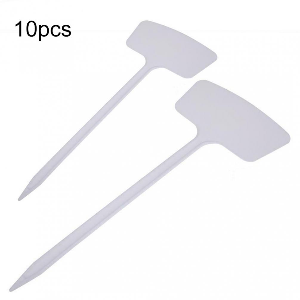 Plant Markers Blank Labels Stakes Tags Identifier Soil Border Pot T Type Garden