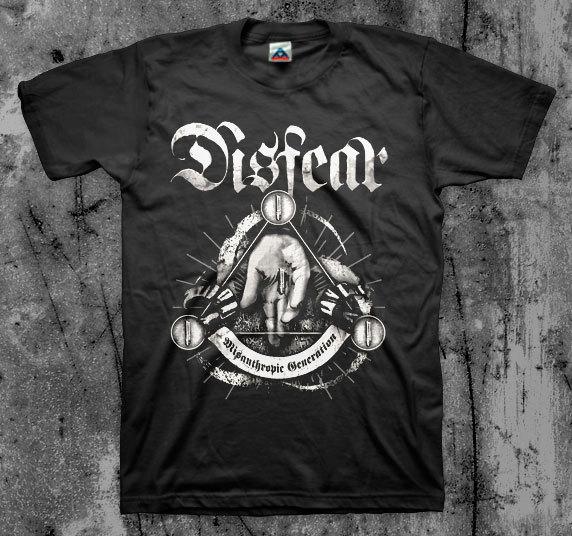 Футболка Disfear  Misanthropic  Doomriders Victims D-Beat Унисекс L