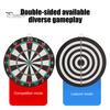Dartscheibe aus Borsten, Dartscheibe mit Stahlspitze, Starter-Set mit Dart-Party-Spielzeug für Kinder und Erwachsene