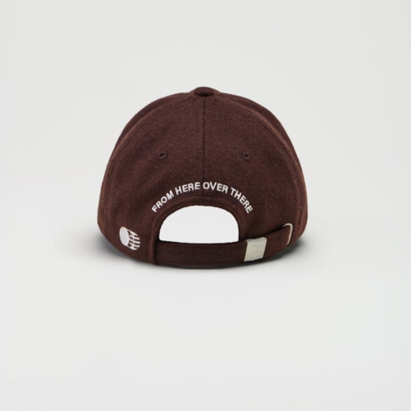 TRAFFIC HARMONY WOOL BLEND TH APPLIQUE LOGO DEEP-FIT BALLcap_brown