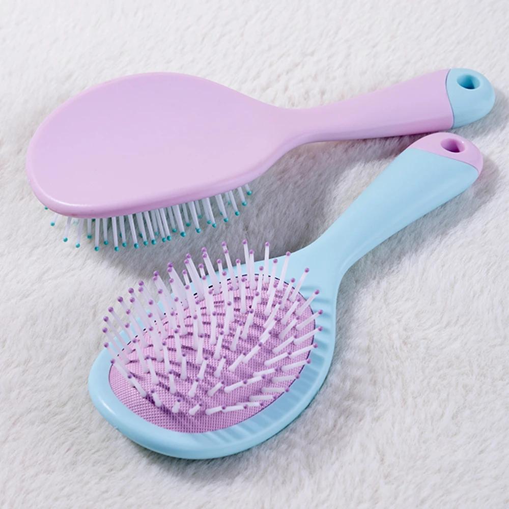 1pcs Candy Color Air Bag Comb Plastic Massage Anti Static Hair Brush Head Massager Household Curly Hair Comb Hair Styling Tool