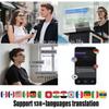 AI Translation Smart Glasses with Photochromic Lenses, Support 160  Languages Real-time Translation