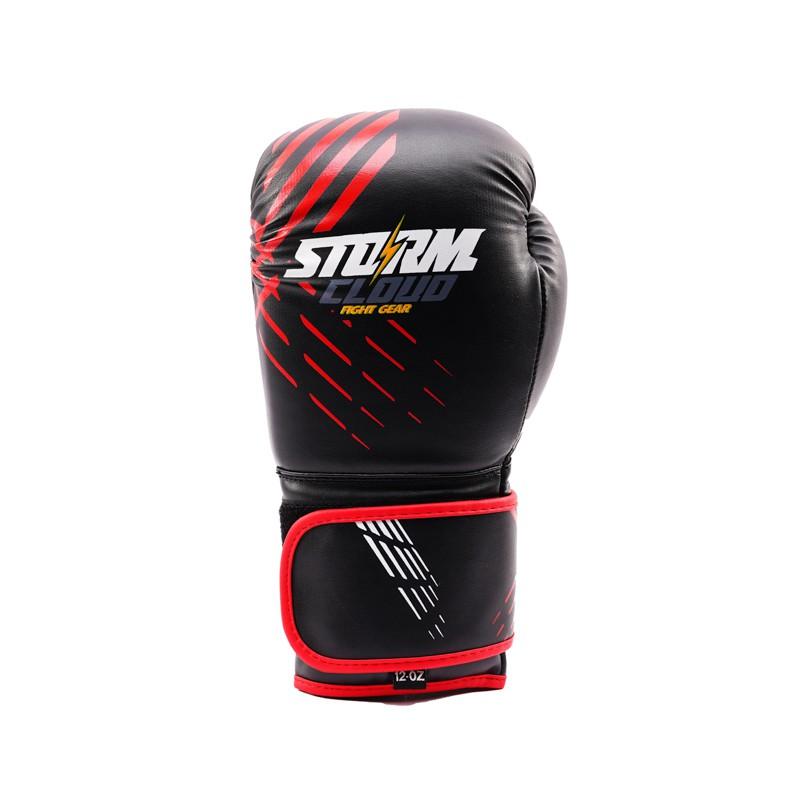 StormCloud Lynx Boxing Gloves Black/Red 16oz