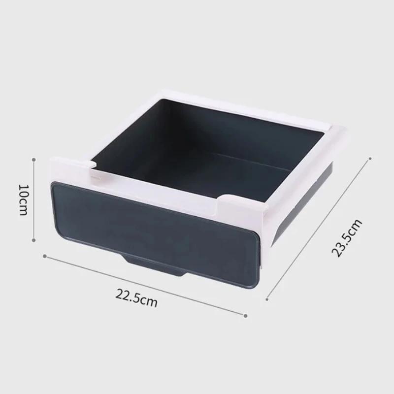 Koszyki do przechowywania pod stołem Plastikowe wiszące pudełko do przechowywania Zastawa stołowa Biurko Gadżety Organizer Taca Organizer kuchenny