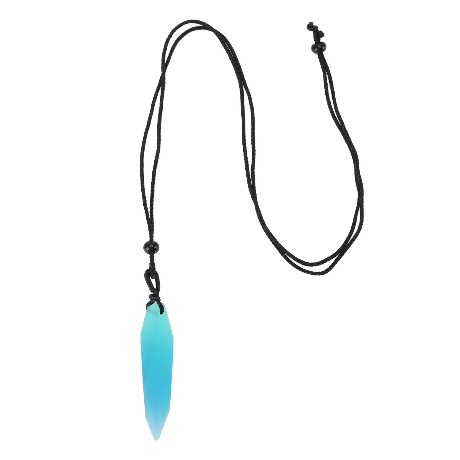 

Кулон, що світиться у темряві, смола, що світиться, люмінесцентний кулон, неправильної форми, матовий Lake Blue