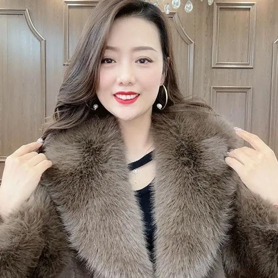 WTEMPO Abrigos Largos de Invierno Cálidos y Gruesos con Cuello Solapa para Mujer Talla Grande Cortavientos a Prueba de Frío Chaquetas de Piel Sintética