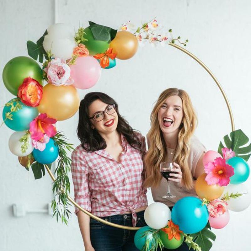 Balloon Stand Holder Circle Round Balloon Arch For Balloon Bow of Balloons Wedding Decorations for Baby Shower Wedding Birthday