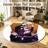 The Addams Family Personalized Round Rug Support Custom Name, Soft Home Decor Mat