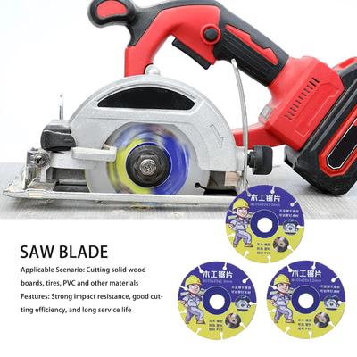 Pack of 3 Circular Saw Blade Wheel Discs For Wood Cutting Carbide Cutting Disc Woodworking Saw Blade Replacement