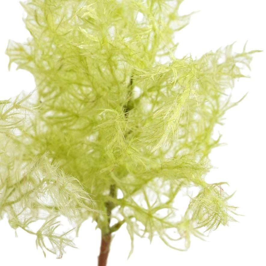 Autumn Red Artificial Cotinus Spray Flocked Artificial Smoke Tree Stem for Rustic Fall Decor Home Wedding Floral Arrangement