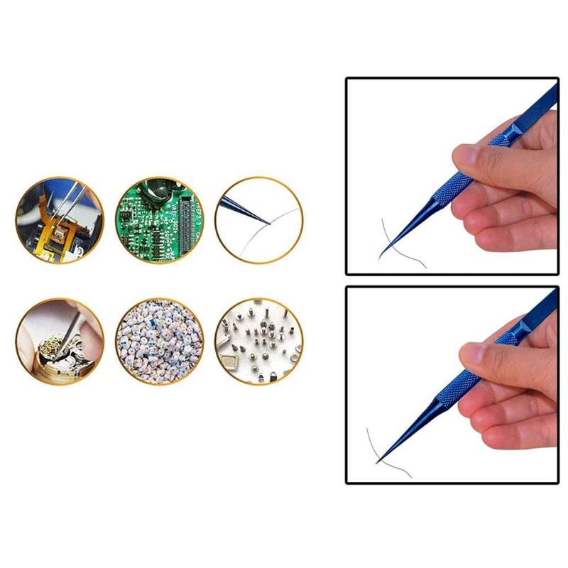 Pęseta do konserwacji telefonu komórkowego Profesjonalna naprawa płyty głównej telefonu Precyzyjna magnetyczna Trwała