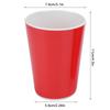 4PCS Imitation Ceramic Water Cup Drinking Mug for   Home Bar Restaurant Supplies