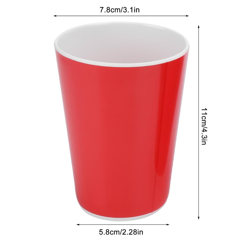 4PCS Imitation Ceramic Water Cup Drinking Mug for   Home Bar Restaurant Supplies