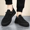 2026 summer fashion mesh breathable shallow mouth men's shoes solid color soft sole casual sneakers daily lace up board shoes