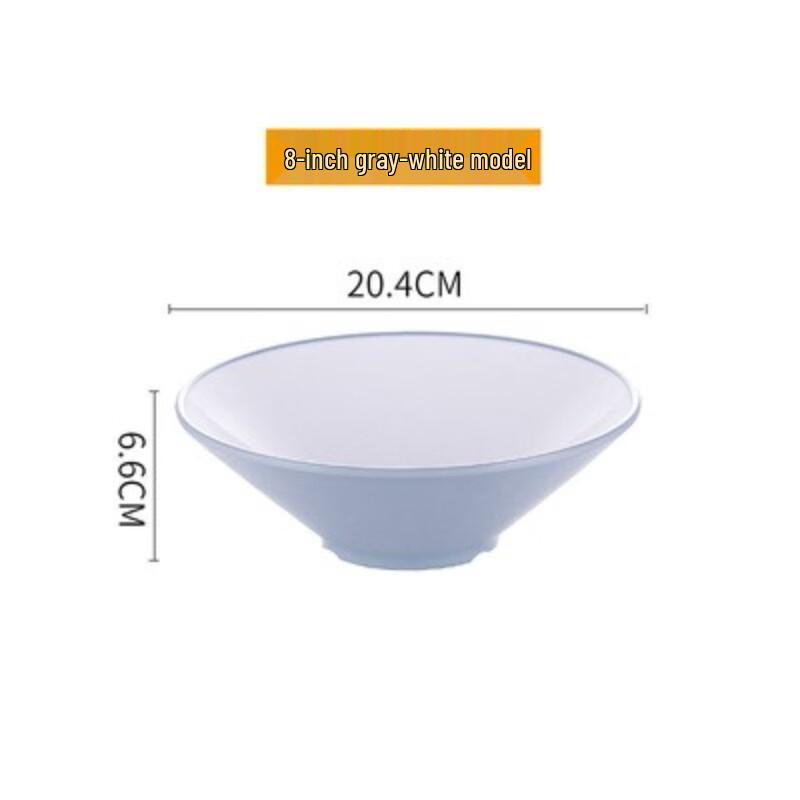 A5 Melamine Double-Color Noodle Soup Bowl