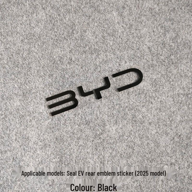 BYD Seal EV Car Logo Sticker for Color Change & Decoration (EVDMI 05, DMI 07, DMI 06, GT 06)