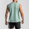 Camiseta sin mangas atlética para hombre, ajuste casual, tejido transpirable de secado rápido, chaleco deportivo ligero para gimnasio, running, entrenamiento