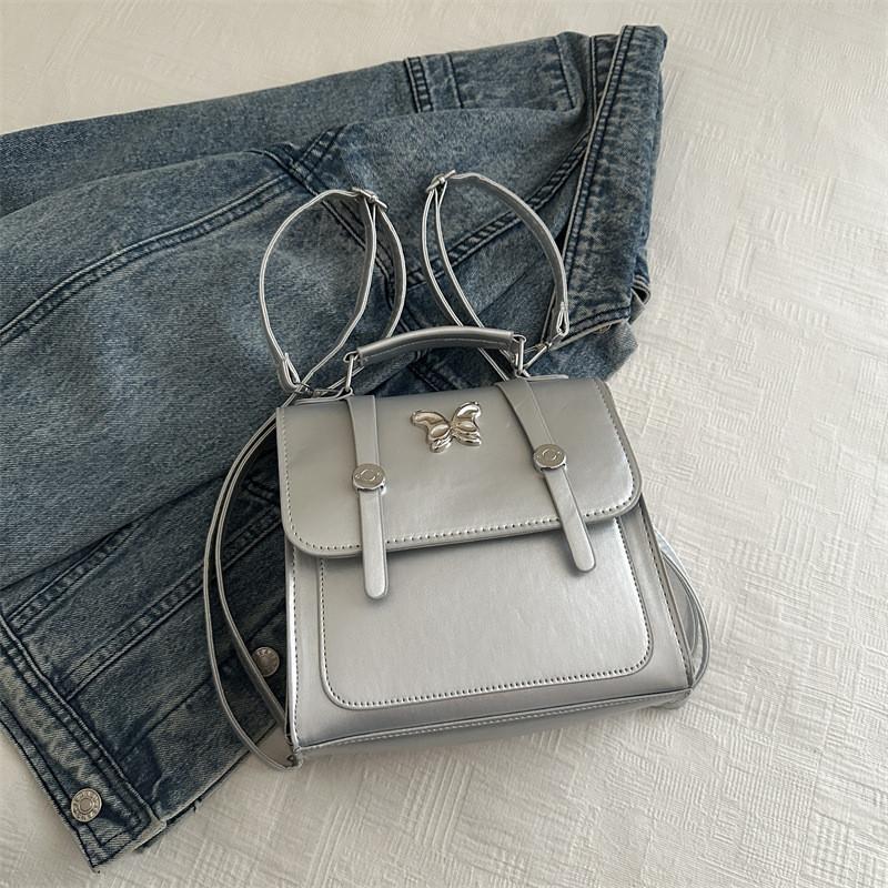 Trendy 2024 Summer Women's Fashionable Casual Backpack Stylish Pu Material Backpack