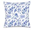 Home Decor Blue Floral & Bird Pattern Pillow Covers Pattern Cushion Cover Suitable For Sofa Bedroom Car Pillow Cover