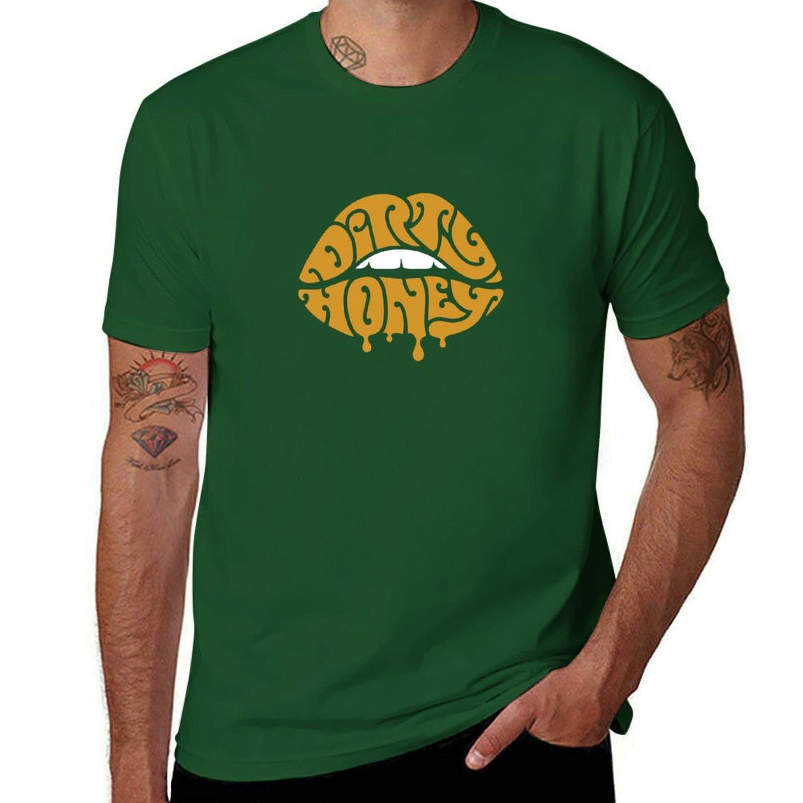 dirty honey rock n roll T-Shirt summer clothes plus sizes new edition Short sleeve tee men clothing 4XL