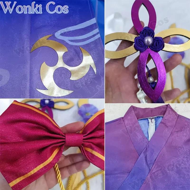 Raiden Ei Shougun Beelzebul Cosplay Costume Kimono Full Set Suits Impact Raiden Makoto Baal Cosplay Shoes For Women