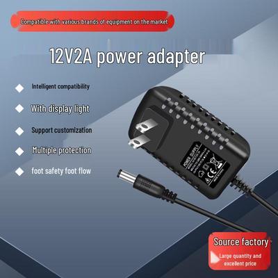 12V2A Power Adapter for Camera, Fan, LED Strip - EU, US, UK Standards