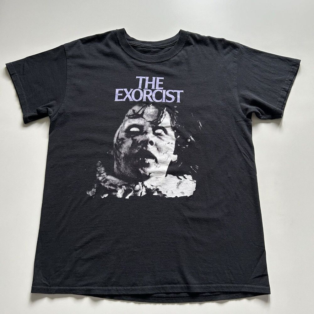 

The Exorcist Movie Graphic Retro Black Unisex Tshirt Men Women S-5XL Unisex T-Shirt L