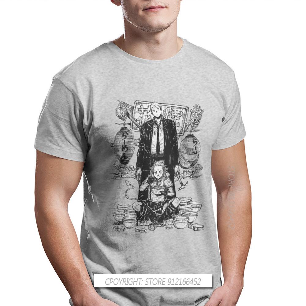 Dorohedoro Caiman Nikaido Manga Anime Novelty TShirt For Men Shin Noi O Neck Pure Cotton T Shirt Gifts Streetwear 3XL