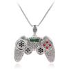 Trendy Gamepad Lightning Stainless Steel Necklaces For Women Men Gold Color Metal Necklace Party Everyday Jewelry