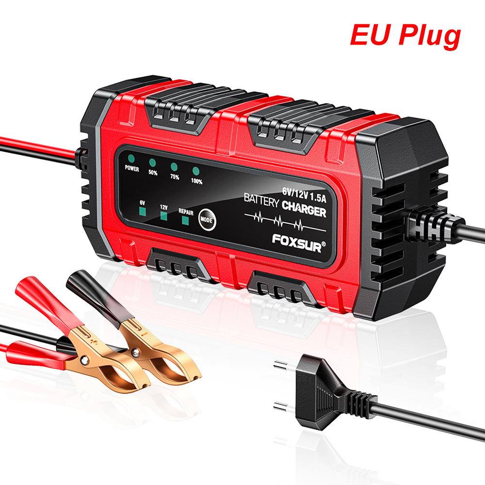 

Car Battery Chargers 6V 12V 25W Storage Cell Lead-Acid Battery Maintance Smart Pulse Repair Motorcycle Battery Charge Device