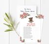 Inkdotpot Baby Shower Game Set Of 50 BabyA  AlphabetA  ABCA  Game Bear Jungle Animals Party