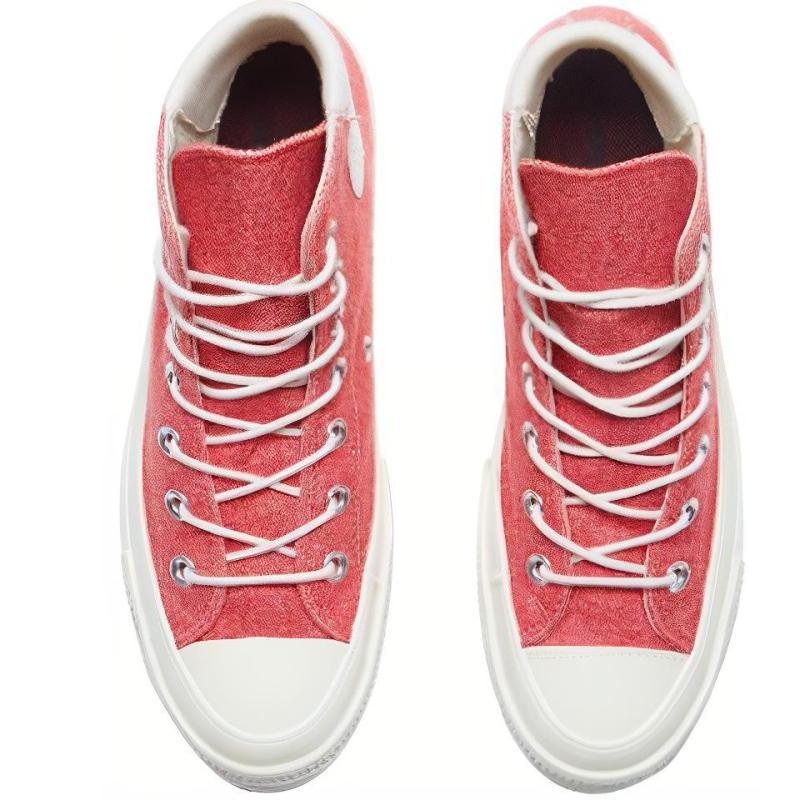 Converse Chuck Taylor All Star 1970s Comfortable and Versatile High-Top Canvas Unisex Red