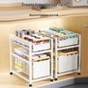 Double-Layer Pull-Out Dish Drying and Storage Rack