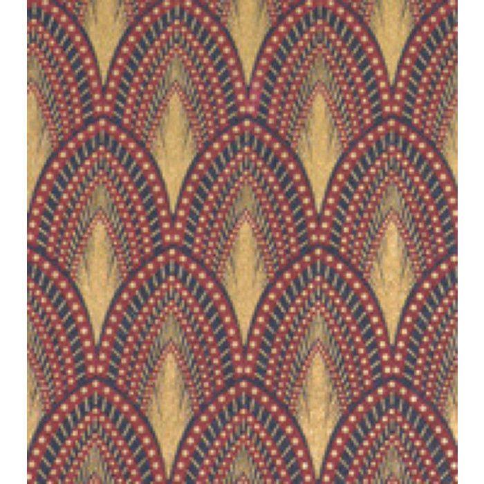 Papier - PAPERTREE - JOSEPHINE - 50x70 cm - 100g - Indigo/Rouge - Lot de 10 feuilles