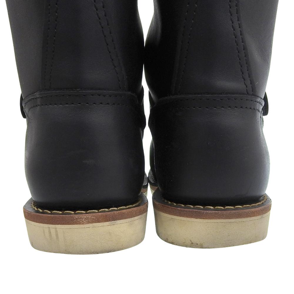 WESCO Custom Boss Leather Engineer Boots, Men's, Black, Size 9E, BK7709LL1010 Shoes 9E blackUsed