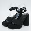 Summer Sexy Women 'S Party Nightclub Shoes Banquet Platform Sandals Female Open Toe Ankle Buckle Strap Chunky High Heels
