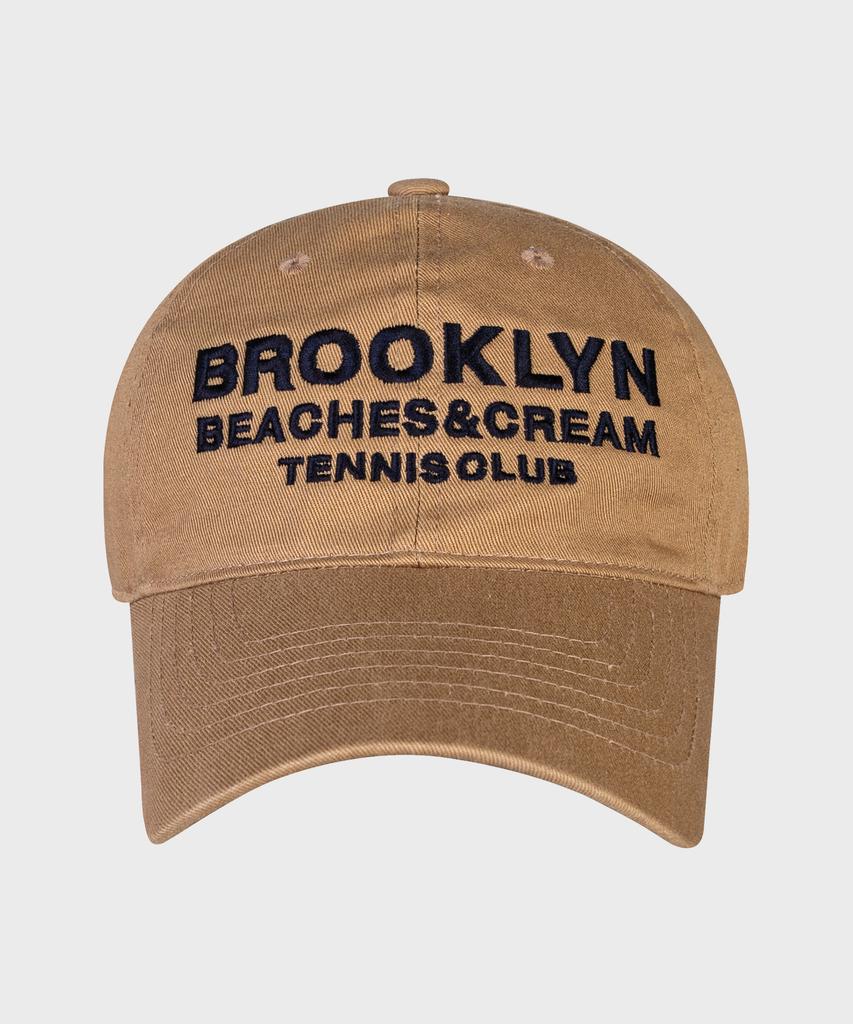 Bichiseuaenkeulim Brooklyn Tennis Club Ball Cap-Dark Beige