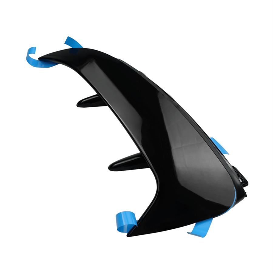 Black Rear Bumper Side Canards For 19-22 Benz W177 A160 - A250 A35 AMG Hatchback