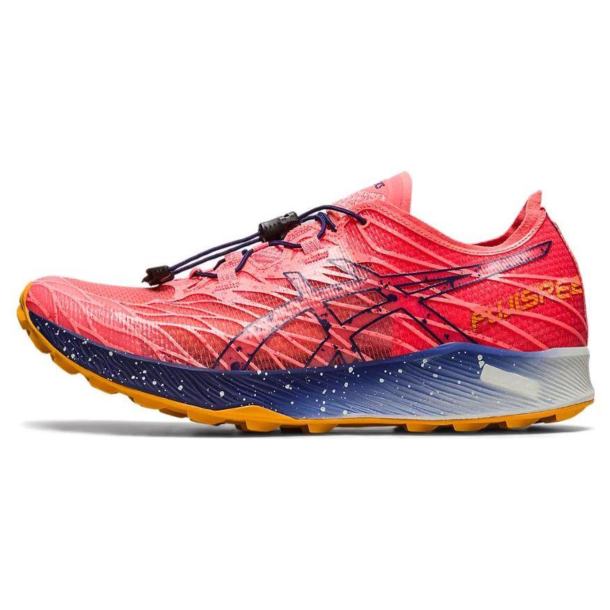 ASICS Fujispeed Women Low Top Running Shoes Red Blue 1012B176-700 37.5