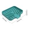 Silicone Drain Soap Box Kitchen Bathroom Sink Tray Soap Pad Container for Hotel