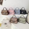 New Niche Design Popular Contrasting Color Saddle Bag Portable Shoulder Crossbody Trendy Women's Bag